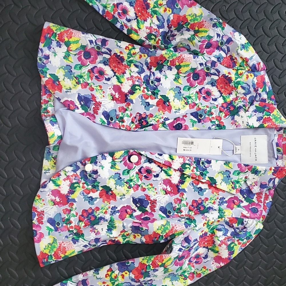 NWT - Girls Blazer - Multi color - Size 10